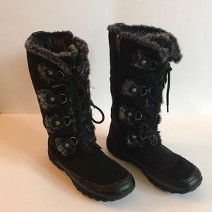 Girls Nine West Boots Black
